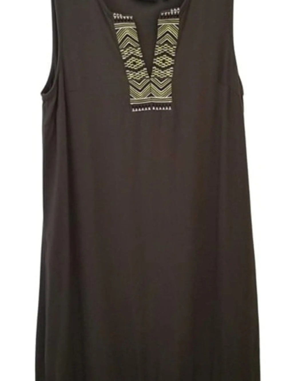 Apt 9 beach coverup with Embroidered V-Neck